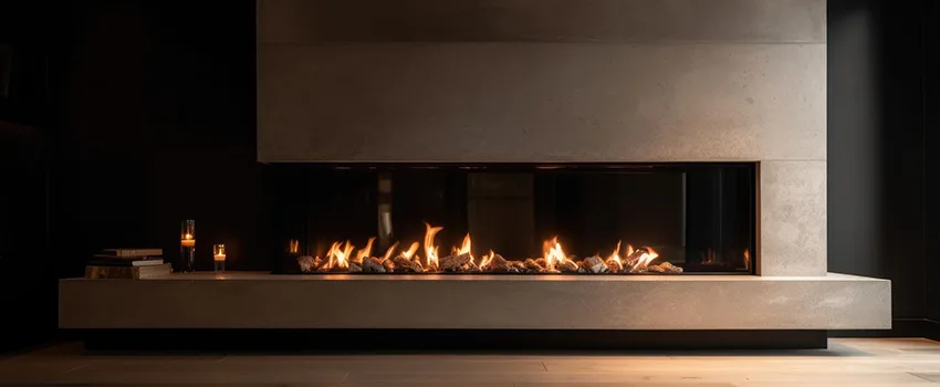 Gas Fireplace Ember Bed Design Services in Herndon, Virginia