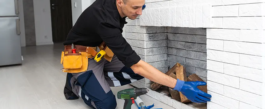 Fireplace Damaged Damper Frame Repair Services in Herndon, Virginia